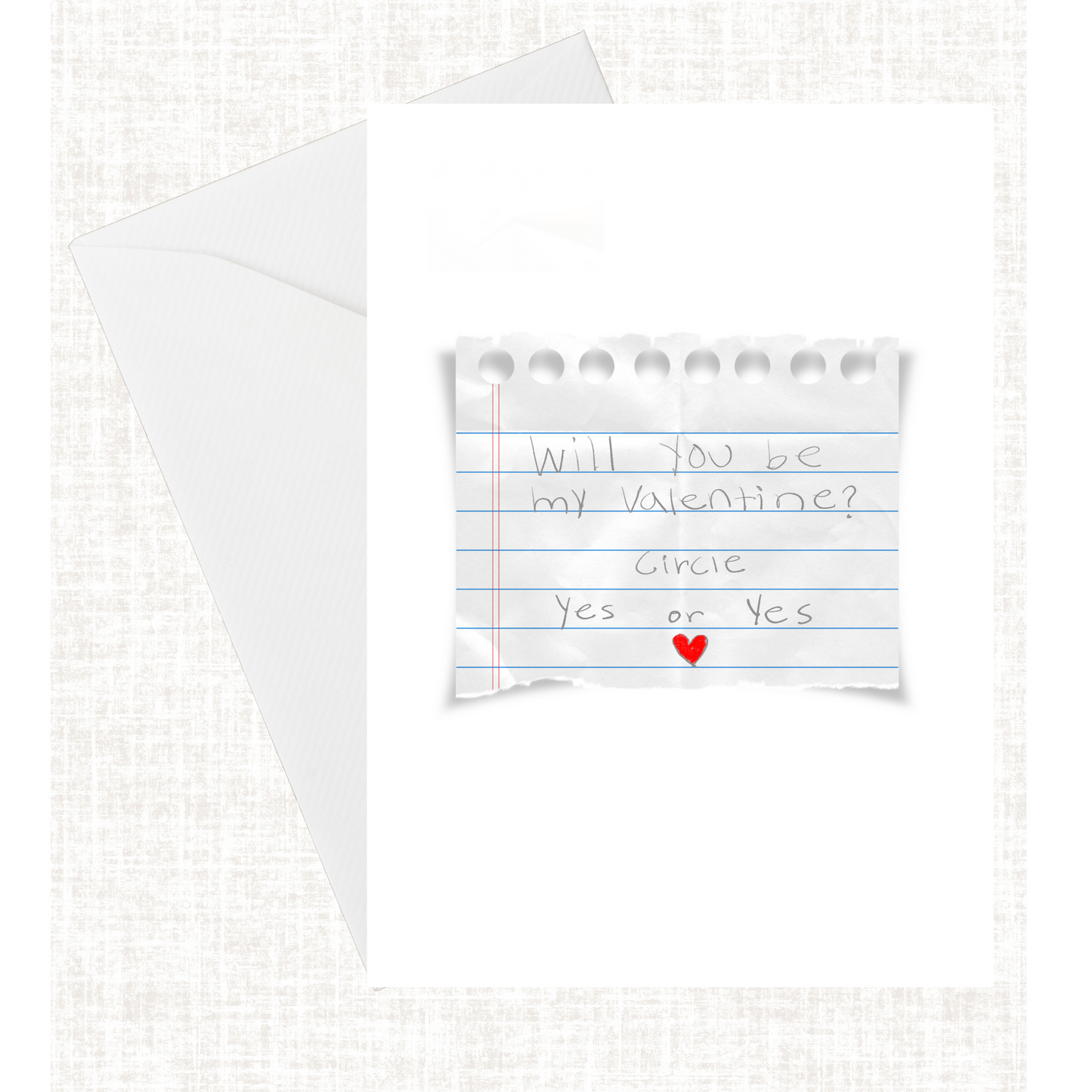 “Will You Be My Valentine?” Card