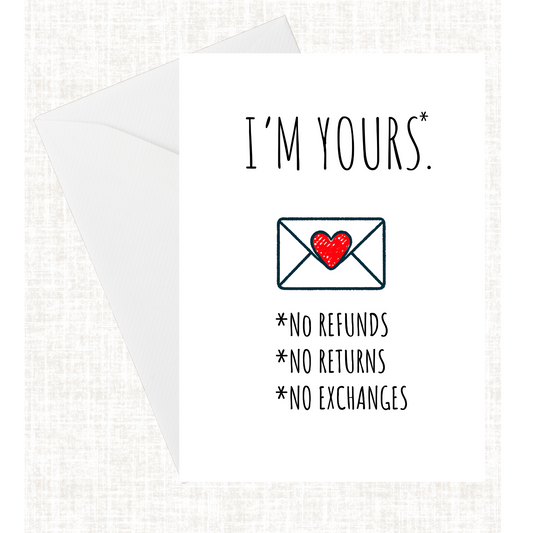 "I'm Yours" Card